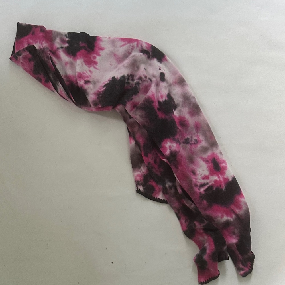 Tie-Dye knit scarf